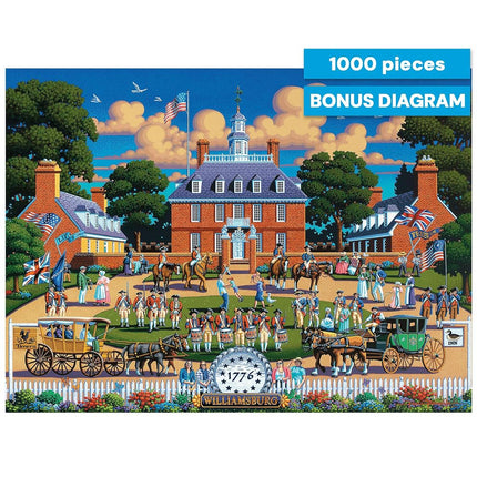 Buffalo Games Dowdle New Orleans 1000 Piece Jigsaw Puzzle for Adults – Colorful City Scene, Premium Puzzle Board, 26.75 x 19.75 in