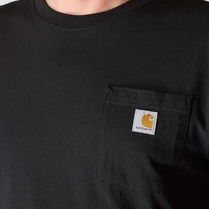 Carhartt Men's Loose Fit Heavyweight Short-sleeve Pocket T-shirt (Big & Tall), Black, 4XL Tall