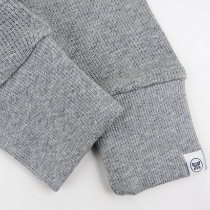 HonestBaby Honest Pants Joggers Pull on 100% Organic Cotton for Infant Baby and Toddler, Boys, Girls, Unisex, Gray Heather, 6-9 Months
