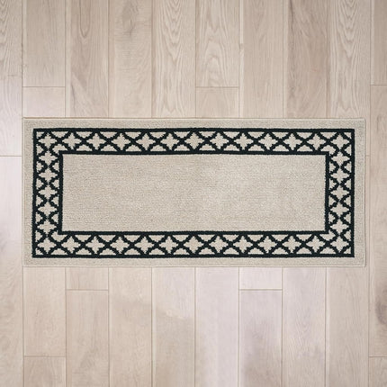 Nautica – Runner Rug | Indoor Runners for Hallways and Entry Rugs| Non-Slip and Non-Skid Entry and Kitchen Door Mat| Machine Washable Entryway Carpet Rugs | 2'2" x 5' | Trellis Natural Twist