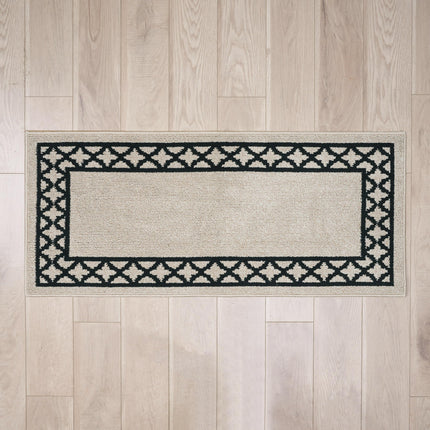 Nautica – Runner Rug | Indoor Runners for Hallways and Entry Rugs| Non-Slip and Non-Skid Entry and Kitchen Door Mat| Machine Washable Entryway Carpet Rugs | 2'2" x 5' | Trellis Natural Twist