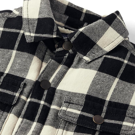 The Children's Place Boys' Sherpa Lined Shirt Jacket, Hay Stack, Small