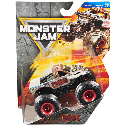 Monster Jam, Official Zombie Monster Truck, Die-Cast Vehicle, 1:64 Scale, Toys for Kids Ages 3 and Up