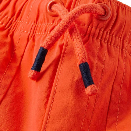 Gymboree Boys' and Toddler Quick Dry Tie Front Jogger Shorts, Flambe, 12-18 Months