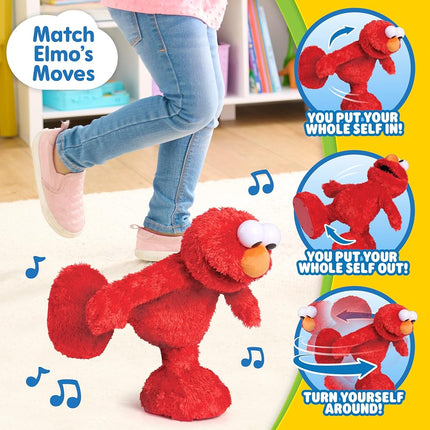 Just Play Sesame Street Hokey Pokey Elmo Plush Toy for Ages 18 Months and Up
