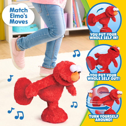 Just Play Sesame Street Hokey Pokey Elmo Plush Toy for Ages 18 Months and Up