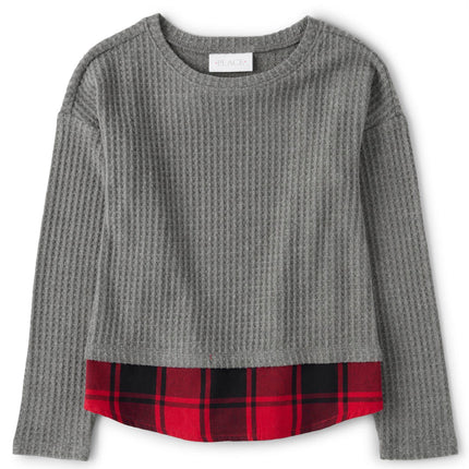 The Children's Place Girls' Long Sleeve Fashion Sw