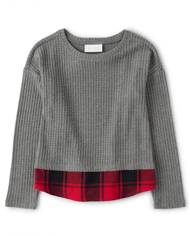 The Children's Place Girls' Long Sleeve Fashion Sw