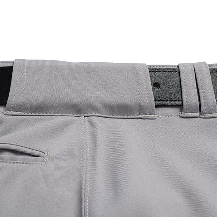 CHAMPRO Boys' Youth MVP Open Bottom Relaxed Fit Baseball Pants Grey
