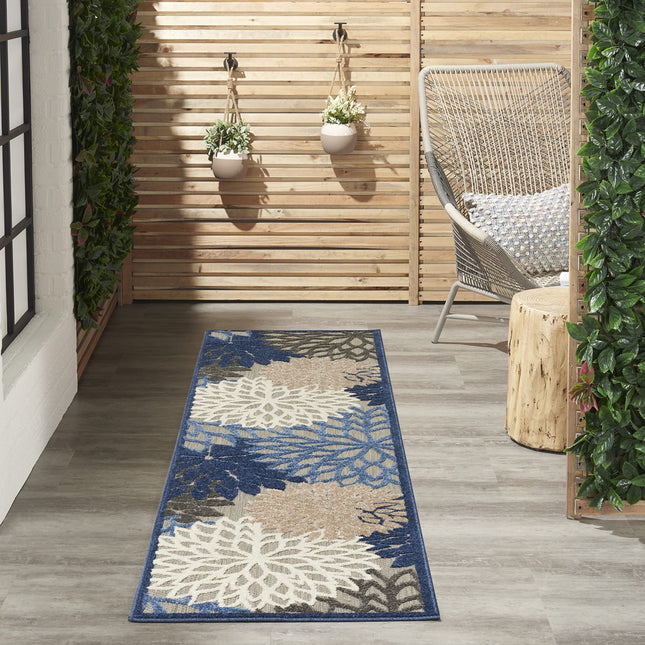 Nourison ALH05 Aloha Indoor/Outdoor Floral 2'3" x 