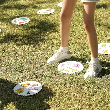 Zygomatic Spot It! Giant Card Game - Oversized Matching with 4 Exclusive Mini-Games, Fast-Paced Family Game for Kids & Adults, Ages 6+, 2-12 Players, 15 Minute Playtime, Made