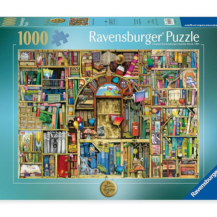 Ravensburger The Bizarre Bookshop 2 1000 Piece Jigsaw Puzzle for Adults - 12000300 - Handcrafted Tooling, Made in Germany, Every Piece Fits Together Perfectly