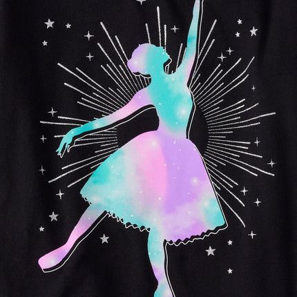 The Children's Place,Girls,Sports Short Sleeve Graphic T-Shirts,Multipacks,Sport Balls/Ballerina/Gymnastics 3-Pack,Medium