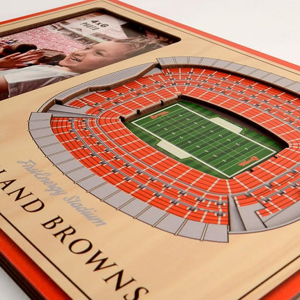 YouTheFan NFL Cleveland Browns 3D StadiumViews Picture Frame