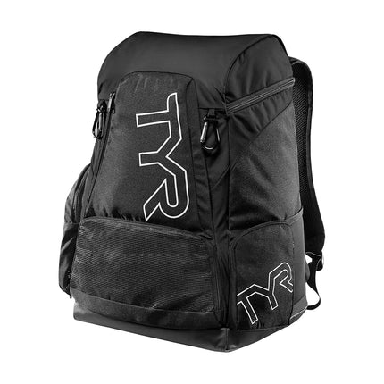 TYR Unisex Alliance Backpack - Black/Black, 45 Lit