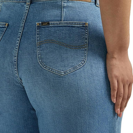 Lee Women's Legendary Plus Size High-Waisted Jean Pants, Retro Raised, 48 Grande Taille Petite
