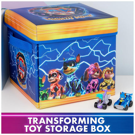 PAW Patrol The Mighty Movie - Pup Squad Gift Pack with Play Mat, Mega Pups Chase and Vee Pup Squad Racer Toy Car