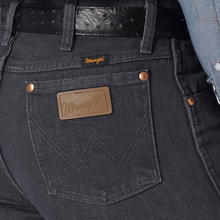 Wrangler Men's Cowboy Cut Slim Fit Jean Jeans, Charcoal Grey, 35W / 30L