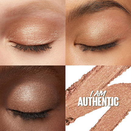 MAYBELLINE Color Tattoo Longwear Multi-Use 24HR Eye Shadow Stix, Rich, Long Lasting Eyeshadow, Eyeliner and Eye Primer Stick, I Am Authentic (Rose Gold Shimmer)