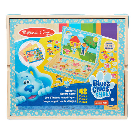Melissa & Doug Blue's Clues & You! Wooden Magnetic Picture Game