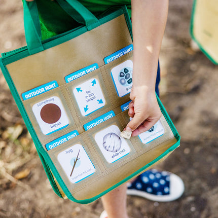 Melissa & Doug |Juego de búsqueda del tesoro para interiores/exteriores Let's Explore| 3 años+