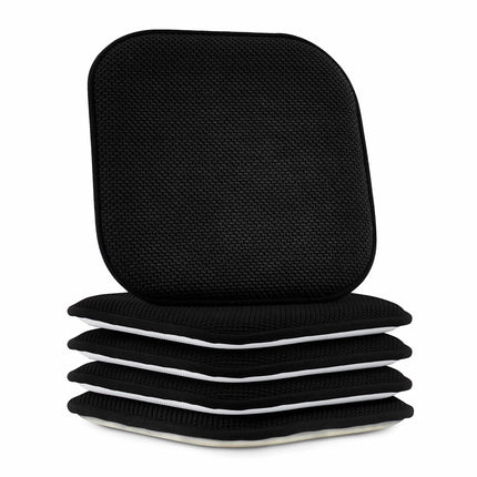 Elegant Comfort 4 Pack Chair Cushion Covers - Skid