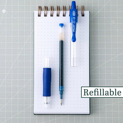 Pilot G2 Retractable Premium Gel Ink Roller Ball Pens, Ultra Fine Point, Blue Ink, Dozen Box -31278