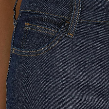 Lee Women's Legendary Mid Rise Flare Jean, Indigo Warrior, 18 Short