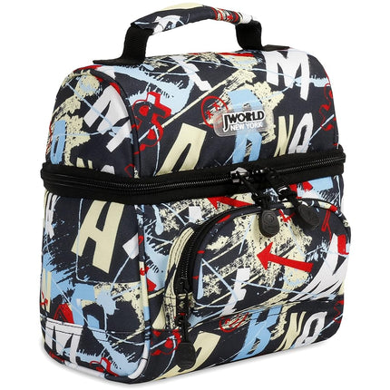 J World Corey Kids Lunch Bag. Insulated Lunch-Box 
