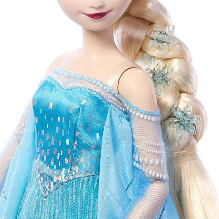 Mattel Frozen Anna & Elsa Doll Set - Disney Princess Collector Fashion Dolls Celebrating Disney 100 Years of Wonder, Inspired by the Movie