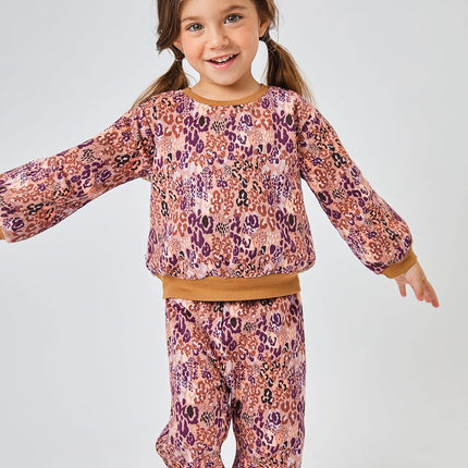 HonestBaby Multipack Sudadera con capucha y pantalón de chándal de algodón orgánico para bebé, niño, niña, unisex, Dreamy Jaguar (2 unidades), 6-9 meses