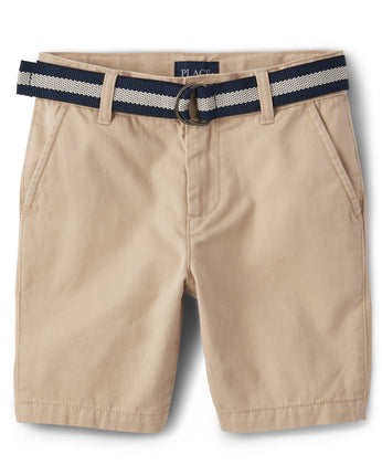The Children's Place Boys' Belted Chino Shorts, To