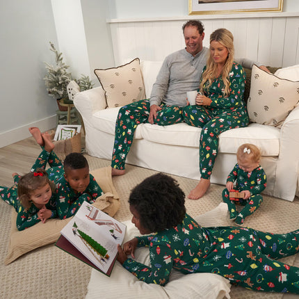 Gerber Unisex Baby Holiday Family Matching Pajamas, Ornaments, X-Large