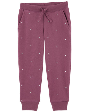 OshKosh B'Gosh Baby Girls Fleece Pull-On Pants, Gr