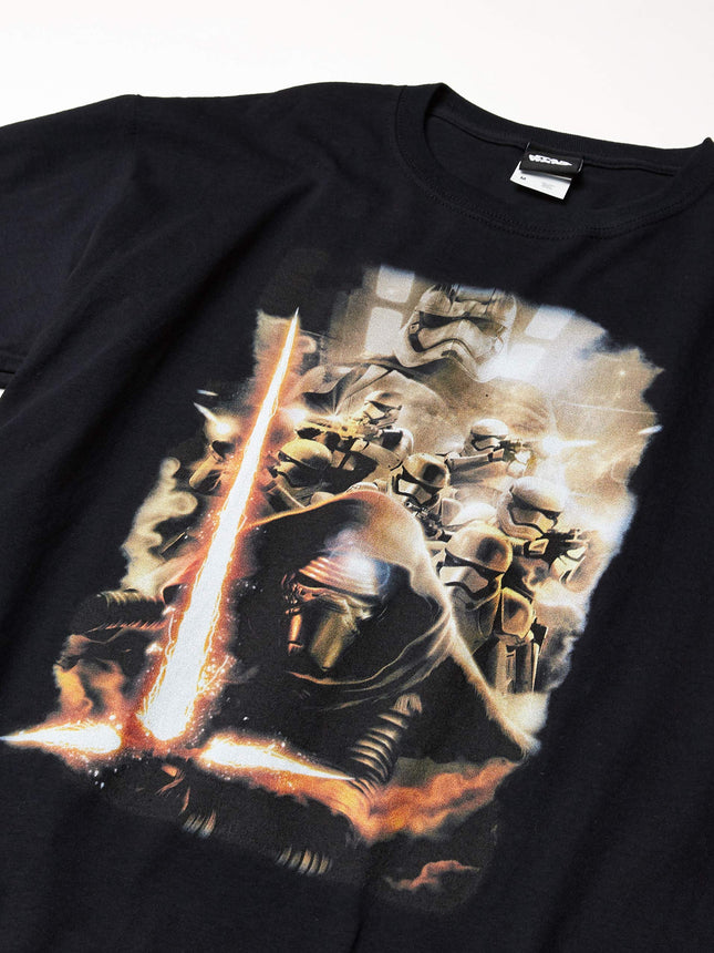 Camiseta de hombre de Star Wars Kylo Ren Reinforcements, negra, extragrande