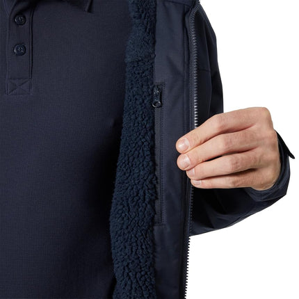 Helly Hansen Men's Crew Hooded Midlayer Jacket, Navy 2.0, 2XL