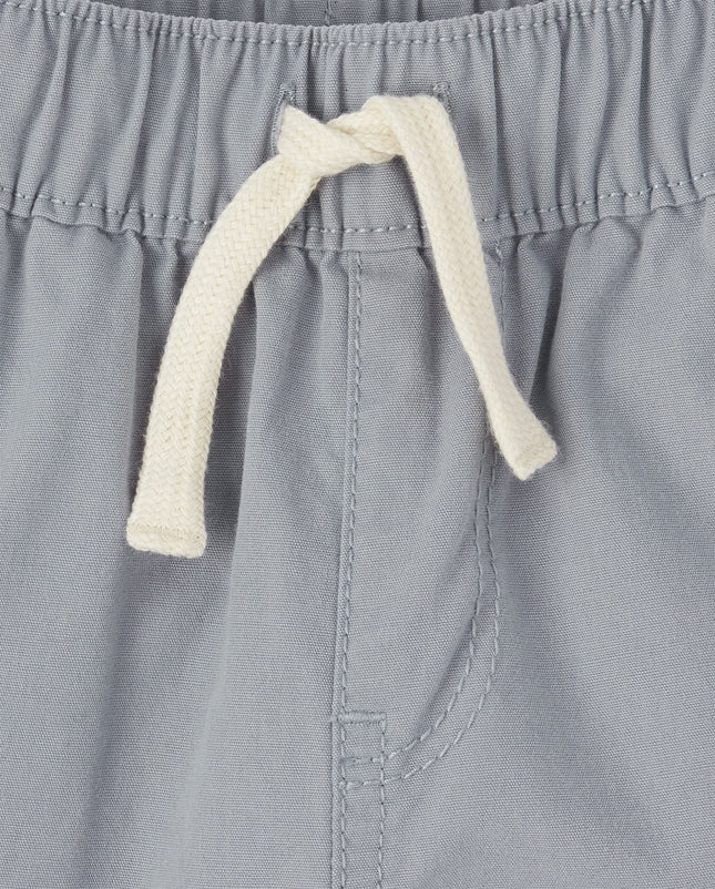 The Children's Place Baby Boys And Toddler Boys Pull on Jogger Shorts,Fin Gray/Flax/Tidal 3 Pack,6-9MONTHS