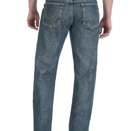 Wrangler Men's Rugged Wear Relaxed Straight-Fit Jean - Blue - 33W x 32L