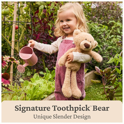 GUND Forever Friends: Toothpick Classic Teddy Bear, As Seen on The View, Premium Stuffed Animal for Ages 0 and Up, Beige, 15”