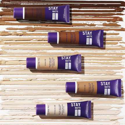 Stay Matte Lightweight Foundation - 504 Deep Mocha by Rimmel London for Women - 1 oz Foundation