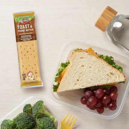 Keebler Cracker Sandwiches To Go - Toast & Peanut Butter - 1.38 Oz - 8 Ct
