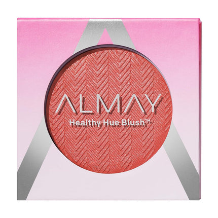 Almay Colorete, Maquillaje Facial, Polvo de Alta Pigmentación, Tono Saludable, Hipoalergénico, 200 So Peachy, 0.32 Oz