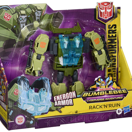 Transformers Toys Cyberverse Ultra Class RACK'N'Ruin Action Figure - Combines with Energon Armor to Power Up - for Kids Ages 6 and Up, 6.75-inch