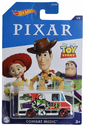 Hot Wheels Combat Medic, [White] Pixar Toy Story 1