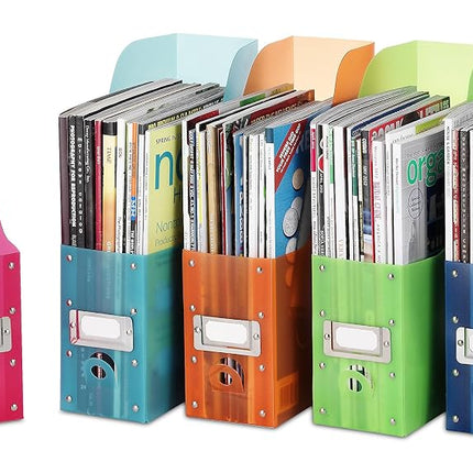 Whitmor Magazine Organizers, Set of 5, Multicolor