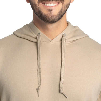 Fruit of the Loom Unisex's Eversoft Fleece Hoodies, Full Zip, Moisture Wicking & Breathable, Sizes S-4x Shirt, Khaki Heather Pullover, S