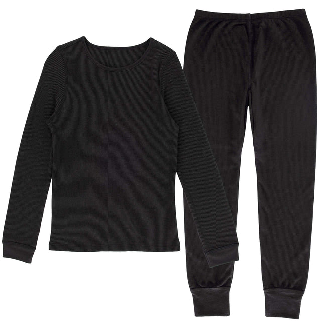 Fruit of the Loom Girls' Premium Thermal Waffle Un