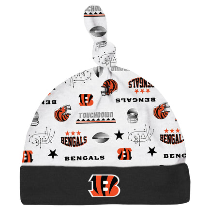 Gerber Baby Conjunto de regalo de mameluco con pies y body NFL, color del equipo, 0-3 meses (paquete de 3)