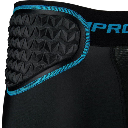 Champro Bull Rush Children's Belt 7 Pads Black/Blue Optic Size XL