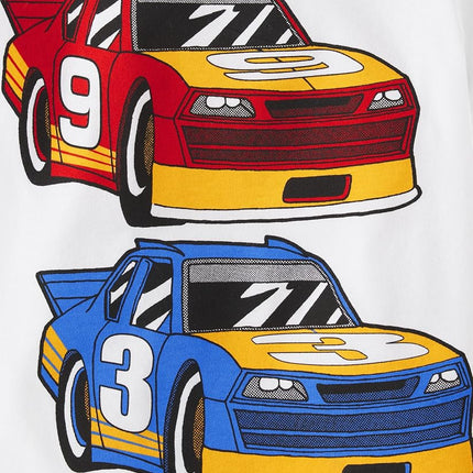 The Children's Place Boys' and Toddler 3-Pack Short Sleeve Graphic T-Shirt, Construction Vehicle/Moster Truck/Racecars, 4T